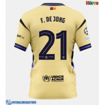 Fotballdrakt Herre Barcelona Frenkie de Jong #21 Bortedrakt 2025-26 Kortermet